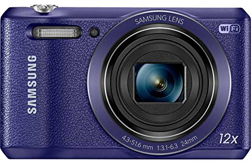 Price comparison product image Samsung WB36F 16MP Compact Digital Camera - Blue.