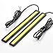 Produktbild powerkkm PCS SET wasserdicht Aluminium High Power 6 W 6000 K Xenon White Slim COB LED DRL Tageslicht fahren Tagfahrlicht Lampe für Auto SUV Limousine Coupe Fahrzeug