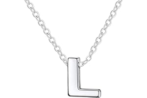 Only faith Collar para mujer con letra inicial Acero inoxidable Colgantes con letras bisutería barata sobre con mensaje original Amigos Novios