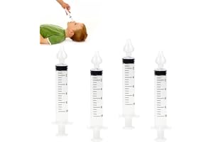 BAOSROY Nasensauger Baby,Nasendusche,Nasensauger,Nasendusche Kinder,Nasenspülung,Nasendusche Baby,Nasenspüler,mit Reinigbarer und Wiederverwendbarer Silikon Nasensaugspitze,4PCS