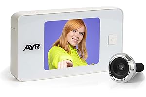 AYR Exitec Spioncino digitale per porta 752 zebra look cr 752zebracrwt