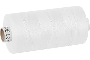 dalipo - Polyester Nähgarn Stärke 30, Polstergarn, 300m, weiß