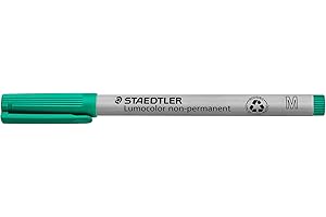 STAEDTLER 315-5 Lumocolor pisak uniwersalny z końcówką M, 1 mm, 10 sztuk, zielony