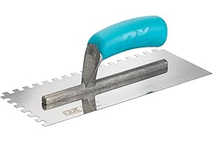 OX TOOLS OX Trade Notched Stainless Steel Tiling Trowel - 8mm