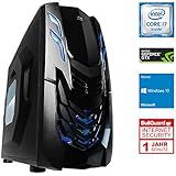 ONE Gaming Ultra High End PC 07 · Intel i7-7700k (4 x 4.20GHz) · 6GB Nvidia GeForce GTX 1060 · 8GB DDR4 RAM · 240GB SSD · 1000GB HDD · MSI Z270-A PRO · Windows 10 Home · Leiser Gaming-PC