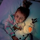 2 in 1 XL Die Eiskönigin Olaf Nachtlicht + Plüschfigur Nachttischlampe Frozen Anna Elsa Sven - 2