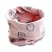 2016 New O Ring Owl Patterns Scarf Baby Kids Neckwear Collars Scarves Accessory (Pink)