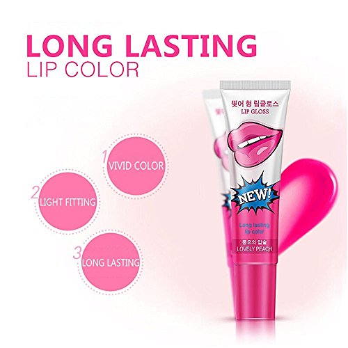 CINEEN 6 Farben Peel off Lipgloss Langanhaltendes und Wasserfestes Tätowierung Magisch Farbe Abziehen Maske Tönung Lippenstift - 5