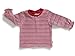 Jacky girl's striped velour top Mammoth, grape/stripe 2 years (92 cm), 142448
