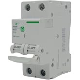 RASMACOR | Residential Magnetic Thermal Switch 2P 10A | RESI9 R9F12210 | CURVE C | Frequency 50/60HZ | Standard UNE/EN 60898-