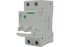 RASMACOR Circuit Breaker Switch 2P 10A RESI9 Rasmacor R9F12210 Curve C Frequency 50/60 Hz UNE/EN 60898-1 CE Standard 10 Amp Automatic 2-Pin Automatic Switch