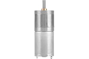 Jga25 370 Getriebemotor 25 Mm 12 V Motor 500 U/Min 1 Stück DC 12 V 25 Ga 370 Niedriggeschwindigkeits-Metallgetriebemotor für Elektronisches Schloss (12 V 500 U/Min) (12 V 200 U/min)