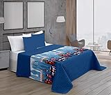Composición: colchas de cama fabricado en c.e.e con fibra de poliéster 100%, colchado con rellenos ligeras, no edredones