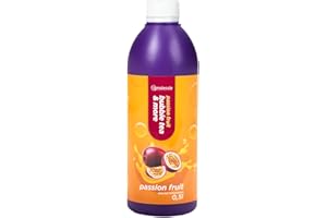 ‎MOLECULA MOLECULA MOLEKULARNA FABRYKA SAMKU Sirup für Bubble Tea 0,5 l Passionsfrucht | Getränke sirup Konzentrat 500 ml | 100% vegan, glutenfrei, ohne künstliche Farbstoffe | Fruchtsirup für Bubbletea|Getränkesirup | für Desserts |