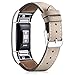 Produktbild Fitbit Charge 2 Armband, iHee 2017 NUE Klassisches Leder Armband mit Metallverbindern für Fitbit Charge 2 (Beige #1)