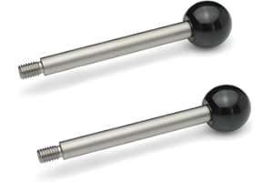 Ganter Normelemente | Griffstangen - GN 310-8-100-A-NI | Griffdurchmesser: 8mm | Edelstahl | 2 Stück