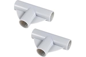 XIHIRCD 2szt Czesci do Kojca dla Niemowlat Zlacze w Ksztalcie Litery T, 3-Drozne Czesci Zamienne do Kojca dla Niemowlat Zlacze w Ksztalcie Litery T 2,5cm Srednicy Wewnetrznej do Kojca dla Niemowlat