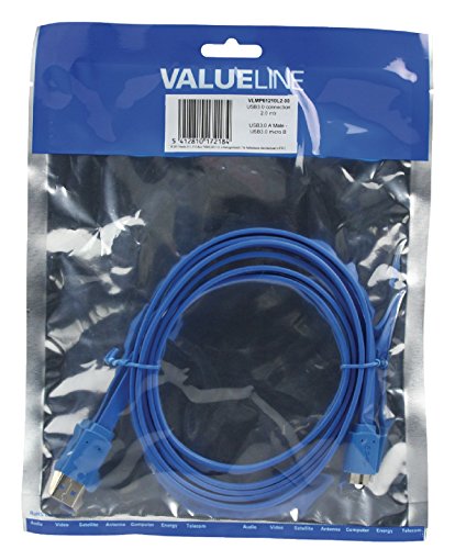 Preisvergleich Produktbild Valueline USB 3.0 A - micro B flat cable