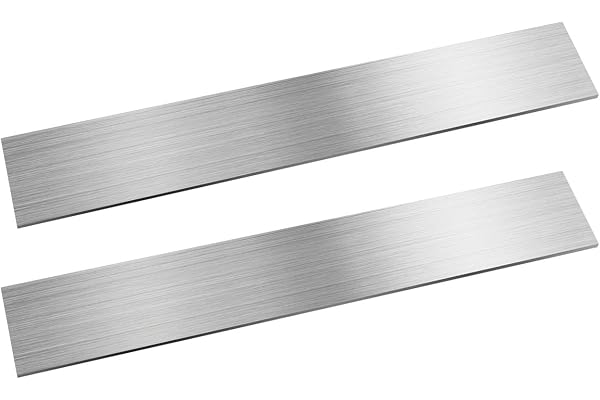 2 st 304 rostfritt stål plattstång, 3x50x300mm, borstad - Rostfritt stål plattstång för köksmöbler Reparation DIY