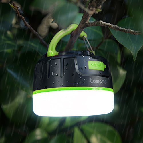Tomons LED Camping Laterne Power Bank IP65 wasserdichte Campinglampe max-196lm Campingleuchte mit wiederaufladbarer leistungsstarker 5200mAh Batterie - 6