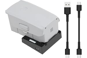 Fututech QC 3.0 - Mini caricatore USB Type-C per DJI Mavic Air 2S Air 2, ricarica rapida automatica con indicatore di ricarica accessorio Drone