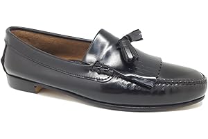 ZAPATOMODA Zapato Castellano Hombre | Mocasines 1901 | Flecos y Borlas | Suela | Hecho en España | 209