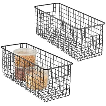 iDesign Aufbewahrungskorb, Korb klein für Bad, Küche und Büro