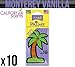 Produktbild California Car Scents Monterey Vanilla zum Aufhängen Palm Tree Lufterfrischer X 10
