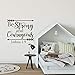 Produktbild Berühmte sagen, jedes Abenteuer erfordert Zitate Wandtattoo Vinyl Wandbild für Baby Schlafzimmer Kunst Dekor 42X57CM