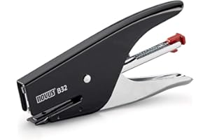 JOVI Novus Pinzatrice B 32 (15 fogli di potenza di cucitura, tipo punti metallici n. 10, nero/grigio