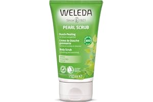 Weleda Gommage Doccia Betulla, scrub delicato con perle di carnauba e oli essenziali naturali di pompelmo, limone e cipresso, trattamento esfoliante per inestetismi cellulite (1X150ml)