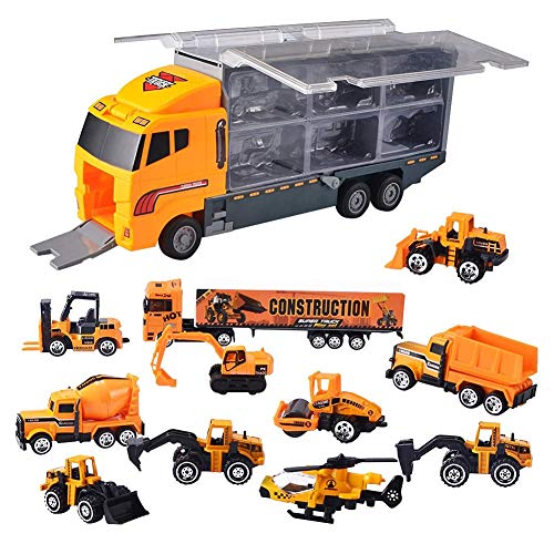 Preisvergleich Produktbild likeitwell Großer Transporter Alloy Metal Automodell, Bauwagen Container