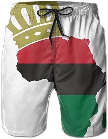 Men's African Britain Pride Fashion Beach Pant Tide Stamp Shorts