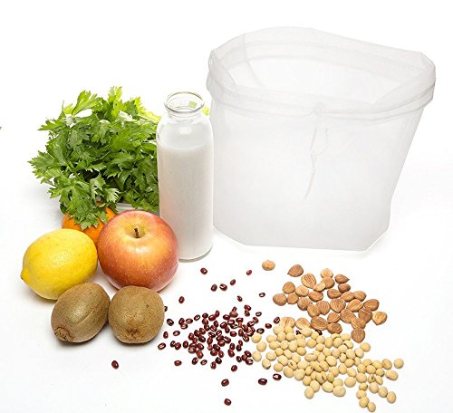 Design61 Nussmilchbeutel aus Hanffaser Filtertuch Seiher Passiertuch für Nussmilch Mandelmilch Herstellung veganer Milchalternativen und vielen weiteren Anwendungsmöglichkeiten - 4