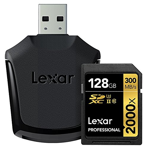 Lexar 128 GB 2000x Professional SDXC RDR UII CompactFlash Card