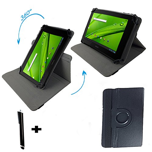 Denver TAQ-10122 25,65 cm 10.1 Tablet Pc Tasche mit dreh und Standfunktion - 360° 10 zoll Schwarz