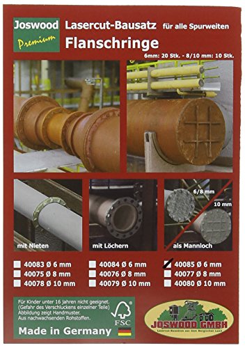 Preisvergleich Produktbild joswood 40085 6 mm Laser Cut Welt Schachtdeckel