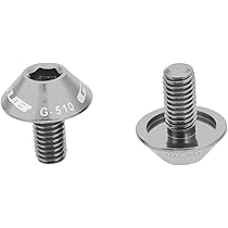 Bulloni Portaborraccia Bicicletta M5x12mm | In Alluminio, Colore Rosso | 2 Pezzi Per Gabbie Bottiglie - Foto 3