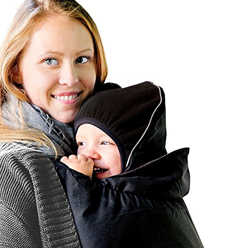 Manduca 199-41-13-001 Tragecover Deluxe, wasserdichtes Wintercover, schwarz - 4
