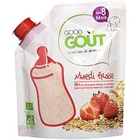 Good Goût - BIO - Céréales Muesli Fraise 200 g - Lot de 3