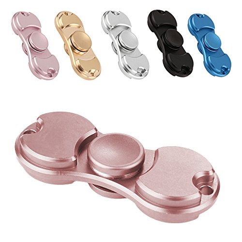 ECVILLA Tri Fidget Hand Spinner - fidget work Ultra Fast Bearings - Finger Toy,Perfect For ADD, ADHD,Anxiety, and Autism Adult Children (Rose gold) ECVILLA Tri Fidget Hand Spinner - fidget work Ultra Fast Bearings - Finger Toy,Perfect For ADD, ADHD,Anxiety, and Autism Adult Children (Rose gold)