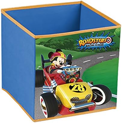 Disney Mickey Roadster Racers Cube Container Folding 31x31x31cm blue