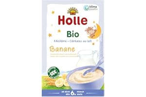Holle Bio-Milchbrei Banane (6 x 250 gr)