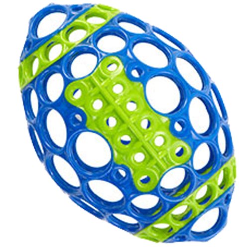 Rhino Toys Oball 81075 Toy Rugby Ball Colour Scheme B (Blue / White)