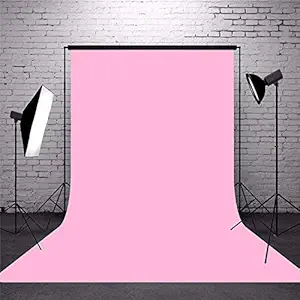 GiftMax Photography Backdrop Background Curtain Cloth LEKERA (Without Stand, Pink Cloth)