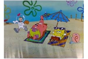 SPONGEBOB SQUAREPANTS Spongebob acquario sfondo 60 cm x40 cm Fish Tank Decor