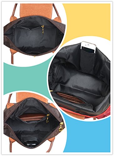 Rainbow Nylon Waterproof Tote Shoulder Bag