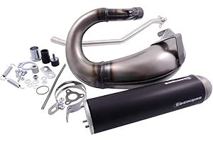 Tecnigas E-NOX Steel Tuyau d'échappement pour Derbi Senda 00/DRD CE