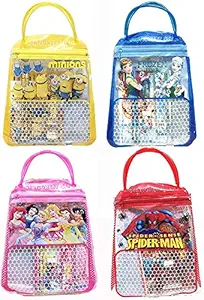 Jiada Cute Bag Stationery Set Pack of 12 - Birthday Return Gifts for Kids in Bulk