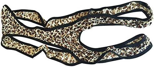 JIAJIA YL Men's Mankini Swimsuit Thong Sexy Lingerie Enticing G-String Underwear (Leopard)